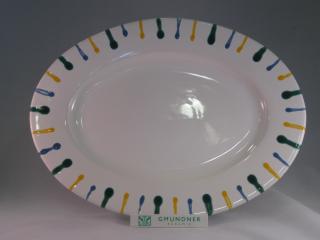 Gmundner Keramik-Platte/oval glatt